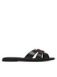 PINKO Klapki Milly 04 SD0463 P001 Czarny. Czarne klapki damskie Pinko, bez wzorów, ze skóry, bez obcasa, bez zapięcia. Za 919.99 zł.