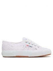 Superga Trampki 2750 Macrame S81219W Biały. Białe trampki damskie Superga, bez wzorów, z materiału, bez zapięcia. Za 219.99 zł.