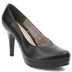 Czarne Czółenka Baldaccini Eleganckie Obuwie Damskie Na Szpilce. Czarne czółenka damskie Baldaccini, bez wzorów, ze skóry, bez obcasa, na obcasie. Za 209.00 zł.