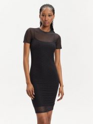 Hugo Sukienka codzienna Nasaja_B 50514940 Czarny Slim Fit. Czarne sukienki damskie Hugo, bez wzorów, z syntetyku, bez ramiączek. Za 339.99 zł.