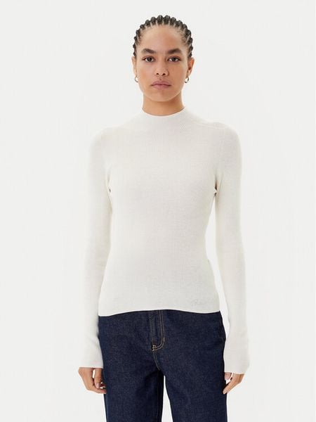 Guess Golf W5BR15 Z3OW2 Écru Slim Fit. Golfy damskie Guess, s, z aplikacjami, z syntetyku, bez ramiączek. Za 189.99 zł.