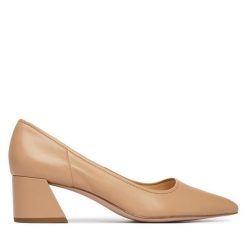 Czółenka HÖGL. Brązowe czółenka damskie Högl, bez wzorów, bez obcasa. Za 739.99 zł.