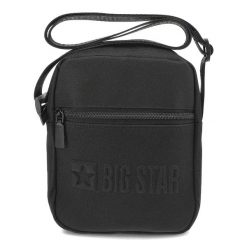 Uniwersalna Czarna Torebka Na Ramię Big Star. Czarne torebki klasyczne damskie Big Star, z materiału, na ramię, bez dodatków. Za 99.99 zł.