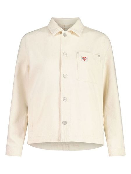 Maloja Kurtka koszulowa "VojakM." w kolorze kremowym rozmiar: L. Brązowe kurtki damskie Maloja, l, bez wzorów, z bawełny, bez kaptura. Za 267.29 zł.