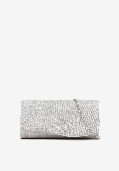 Srebrna Torebka Ozdobiona Metaliczną Nicią Lidisse. Szare torebki klasyczne damskie Renee, na ramię, bez dodatków. Za 39.99 zł.