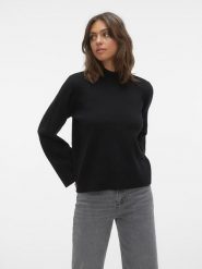 Vero Moda Sweter w kolorze czarnym rozmiar: S. Czarne swetry klasyczne damskie Vero Moda, s, bez kołnierzyka. Za 77.73 zł.