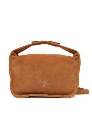 Patrizia Pepe Torebka 8B0316/L152-B878 Brązowy. Brązowe torebki klasyczne damskie Patrizia Pepe, ze skóry, bez dodatków. Za 1,089.00 zł.