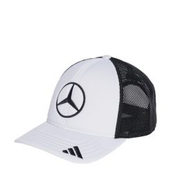 Czapka Mercedes - AMG Petronas Formula One Team Snapback Star Trucker. Białe czapki damskie Adidas, bez wzorów, z materiału. Za 199.00 zł.