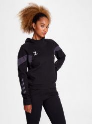 Bluza z kapturem dla kobiet Hummel Travel. Czarne bluzy damskie Hummel, na wiosnę, uniwersalny, bez wzorów, z bawełny, z kapturem. Za 186.05 zł.