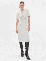 Bruuns Bazaar Sukienka codzienna Nemi BBW3622 Szary Regular Fit. Szare sukienki damskie Bruuns Bazaar, bez wzorów, z syntetyku, bez ramiączek. Za 229.99 zł.