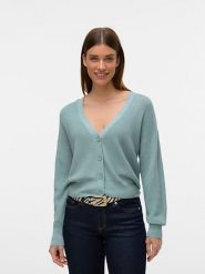 Vero Moda Kardigan w kolorze błękitnym rozmiar: M. Niebieskie kardigany damskie Vero Moda, m, bez wzorów, z wiskozy. Za 107.95 zł.