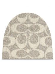 Coach Czapka CCT78 Beżowy. Brązowe czapki damskie Coach, na zimę, bez wzorów, z poliesteru. Za 319.99 zł.