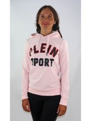 Plein Sport Bluza w kolorze jasnoróżowym rozmiar: XL. Różowe bluzy damskie Plein Sport, xl, bez wzorów, z kapturem. Za 329.42 zł.