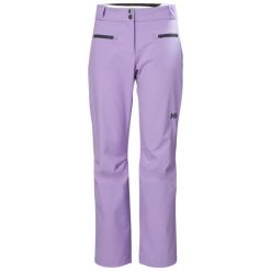 Spodnie narciarskie dla kobiet Helly Hansen Bellissimo 2. Fioletowe spodnie sportowe damskie Helly Hansen, na zimę, bez wzorów, narciarskie. Za 808.50 zł.