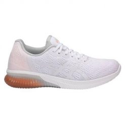 Buty do chodzenia damskie Asics Gel Kenun MX. Białe obuwie sportowe damskie Asics, z materiału, bez zapięcia, trekkingowe. Za 289.00 zł.