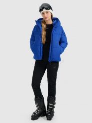 4F Spodnie narciarskie softshell membrana 10000 damskie - czarne XS. Czarne spodnie sportowe damskie 4F, na zimę, s, bez wzorów, z materiału, z podwyższonym stanem, narciarskie. Za 499.99 zł.