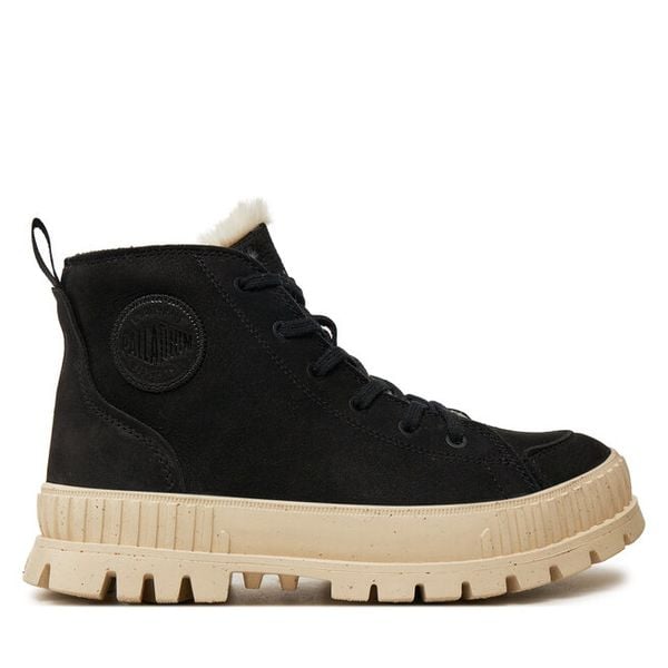 Trapery Palladium. Czarne trapery damskie Palladium, bez zapięcia. Za 429.99 zł.