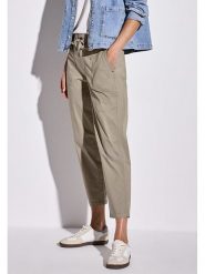 Street One Bojówki w kolorze beżowym rozmiar: 44/L28. Brązowe spodnie materiałowe damskie Street One, bez wzorów, z materiału. Za 104.64 zł.