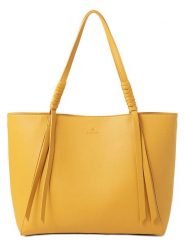 TATUUM Shopper bag w kolorze żółtym - szer. 52 cm rozmiar: onesize. Żółte shopper bag TATUUM, bez wzorów, z materiału, bez dodatków. Za 86.99 zł.