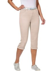 WITT WEIDEN Rybaczki dżinsowe - Skinny fit - w kolorze beżowym rozmiar: 52. Brązowe rurki damskie WITT WEIDEN, bez wzorów, z tkaniny. Za 69.91 zł.