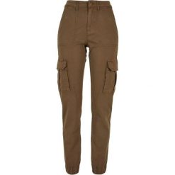 Spodnie Damskie Twill Utility. Zielone spodnie dresowe damskie Urban Classics, bez wzorów. Za 221.99 zł.