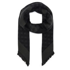 Chusta Guess. Szare chusty damskie Guess, z aplikacjami. Za 194.99 zł.