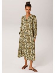 Aniston Sukienka w kolorze żółto-niebieskim rozmiar: 36. Zielone sukienki damskie Aniston, bez wzorów, z wiskozy, bez ramiączek. Za 217.99 zł.