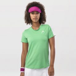 T-Shirt damski TIE-BREAK. Niebieskie koszulki sportowe damskie Head, l, bez wzorów, bez ramiączek, tenisowe. W wyprzedaży za 182.00 zł.