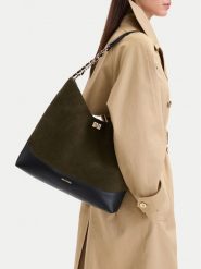 GINO ROSSI Torebka EO-LA321-2424 Khaki. Brązowe torebki klasyczne damskie Gino Rossi, ze skóry, bez dodatków. Za 479.99 zł.