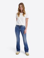 Timezone Dżinsy "Lisa" - Slim fit - w kolorze niebieskim rozmiar: W31/L30. Niebieskie jeansy damskie Timezone. Za 192.79 zł.