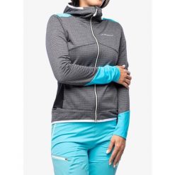 Bluza z kapturem damska La Sportiva Aequilibrium Thermal Hoody. Szare bluzy damskie La Sportiva, l, bez wzorów, z kapturem. Za 513.99 zł.