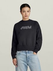 G-Star Bluza w kolorze czarnym rozmiar: S. Czarne bluzy damskie G-Star, s, bez wzorów, z bawełny, bez kaptura. Za 140.20 zł.