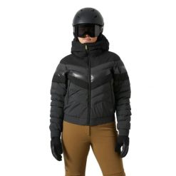 Damska kurtka narciarska Helly Hansen Imperial. Czarne kurtki damskie Helly Hansen, s, bez wzorów, z materiału, bez kaptura. Za 1,119.20 zł.