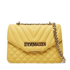 Torebka Steve Madden. Żółte torebki wieczorowe damskie Steve Madden, bez wzorów, bez dodatków. Za 269.99 zł.