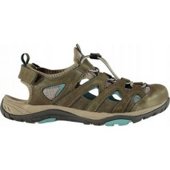 Sandały trekkingowe damskie Karrimor Auckland Lady K1021. Brązowe sandały damskie Karrimor, bez wzorów, bez obcasa, bez zapięcia. Za 190.99 zł.