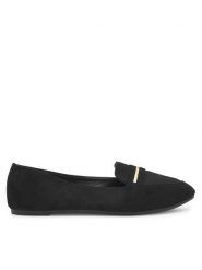 Clara Barson Lordsy WYL04073-1 Czarny. Czarne półbuty damskie Clara Barson, bez wzorów, z materiału, bez obcasa, bez zapięcia. Za 41.99 zł.