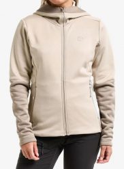 Bluza rozpinana damska Didriksons Anneli Fullzip 3. Brązowe bluzy damskie Didriksons, l, bez wzorów, z elastanu, bez kaptura. Za 388.25 zł.