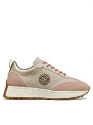 Geox Sneakersy D Amabel D55MDA 02211 C5VH6 Beżowy. Brązowe obuwie sportowe damskie Geox, ze skóry, bez zapięcia. Za 329.99 zł.