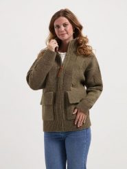 TRAVELIN' Kardigan w kolorze jasnobrązowym rozmiar: XXL. Brązowe kardigany damskie Travelin', xxl, bez wzorów. Za 304.99 zł.