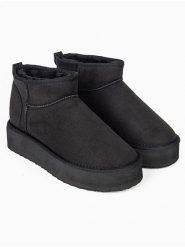 ISLAND BOOT Botki "Miley" w kolorze czarnym rozmiar: 41. Czarne botki damskie Island Boot, bez obcasa, bez zapięcia. Za 144.92 zł.
