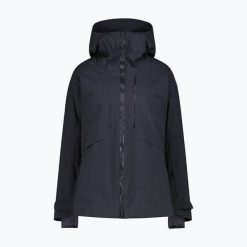 Kurtka narciarska damska CMP 34W4006. Czarne kurtki sportowe damskie CMP, na zimę, bez wzorów, bez kaptura. Za 559.99 zł.