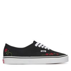 Tenisówki Vans. Czarne trampki damskie Vans, bez wzorów, bez zapięcia. Za 369.99 zł.