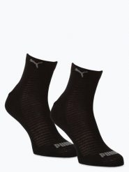 Puma skarpety do obuwia sportowego pakowane po 2 szt. Kobiety Bawełna czarny, 39-42. Czarne skarpetki damskie Puma, bez wzorów, z bawełny. Za 44.95 zł.