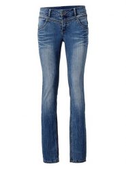 Heine Dżinsy - Regular fit - w kolorze niebieskim rozmiar: W18. Niebieskie jeansy damskie Heine. Za 57.06 zł.