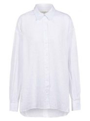 Herrlicher Koszula w kolorze białym rozmiar: XL. Białe koszule damskie Herrlicher, xl, bez wzorów, ze lnu, bez kołnierzyka, bez ramiączek. Za 126.99 zł.