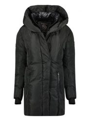 Canadian Peak Płaszcz zimowy "Ablackstone" w kolorze czarnym rozmiar: XL. Czarne płaszcze damskie Canadian Peak, na zimę, xl, bez wzorów, z puchu, bez kaptura. Za 180.49 zł.