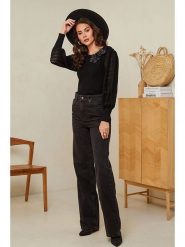 Soft Cashmere Sweter w kolorze czarnym rozmiar: 34/36. Czarne swetry klasyczne damskie Soft Cashmere, z kaszmiru, bez kołnierzyka. Za 104.99 zł.