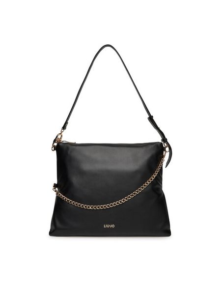 Liu Jo Torebka Ecs M Hobo AA5074 E0014 Czarny. Czarne torebki klasyczne damskie Liu Jo, ze skóry, bez dodatków. Za 369.99 zł.