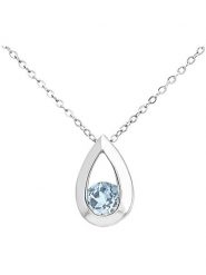 Revoni Złoty naszyjnik z zawieszką - dł. 45 cm rozmiar: onesize. Szare naszyjniki damskie Revoni, z topazem, złote. Za 761.99 zł.