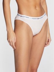 Tommy Hilfiger Figi klasyczne UW0UW03836 Różowy. Czerwone figi Tommy Hilfiger, bez wzorów, z bawełny. Za 69.99 zł.